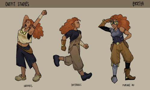 Bertha - Outfit Studies