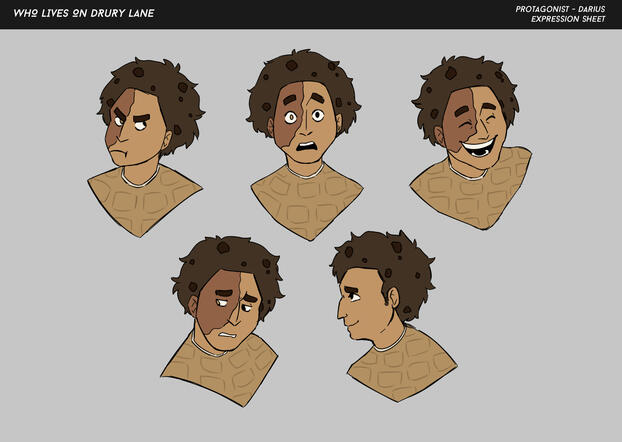 Darius - Expression Sheet Darius - Expression Sheet