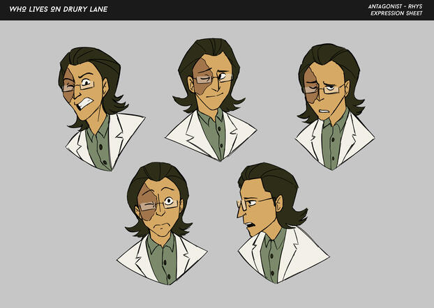 Rhys - Expression Sheet Rhys - Expression Sheet