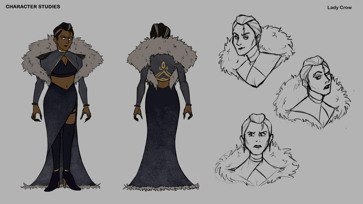 Lady Crow Character Studies Lady Crow Character Studies